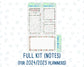 Kit 0245- A5 - EC Notes Pages - December -Vintage Christmas - Dashboard Kit | Productivity Page