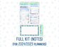 Kit 0247- A5 - EC Notes Pages - December -Snow Day Adventures - Dashboard Kit | Productivity Page