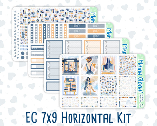 Kit 0299 - 7x9 - Horizontal - Weekly Kit - October - Book Nook