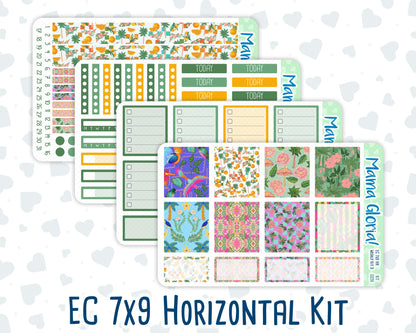 Kit 0226 - 7x9 - Horizontal - Weekly Kit - July - Tropical Whimsy