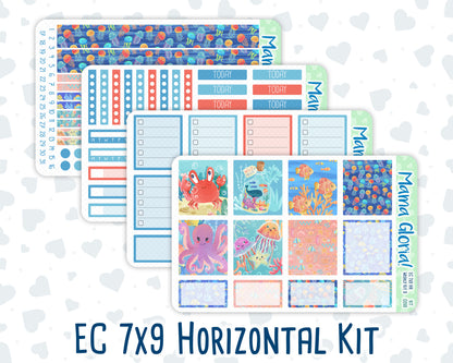 Kit 0268 - 7x9 - Horizontal - Weekly Kit - June - Sea Sweeties
