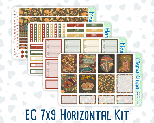 Kit 0302 - 7x9 - Horizontal - Weekly Kit - November - Thankful Season