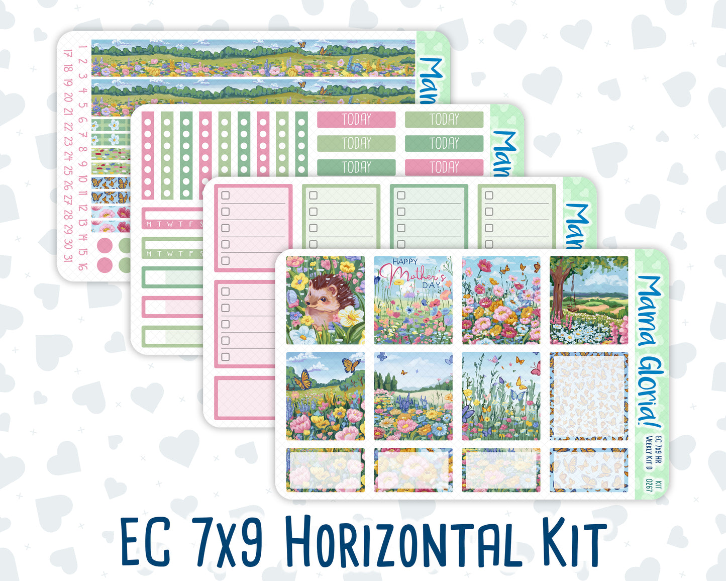 Kit 0267 - 7x9 - Horizontal - Weekly Kit - May - Flowers For Mama