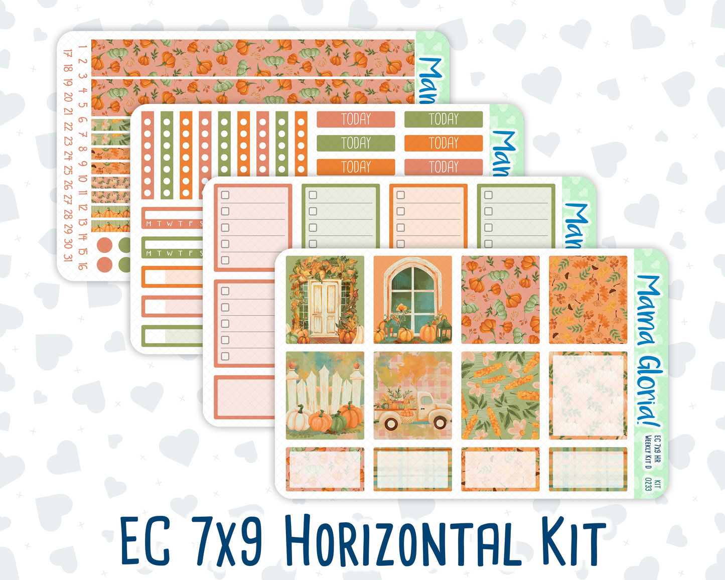 Kit 0233 - 7x9 - Horizontal - Weekly Kit - September - Cinnamon Days