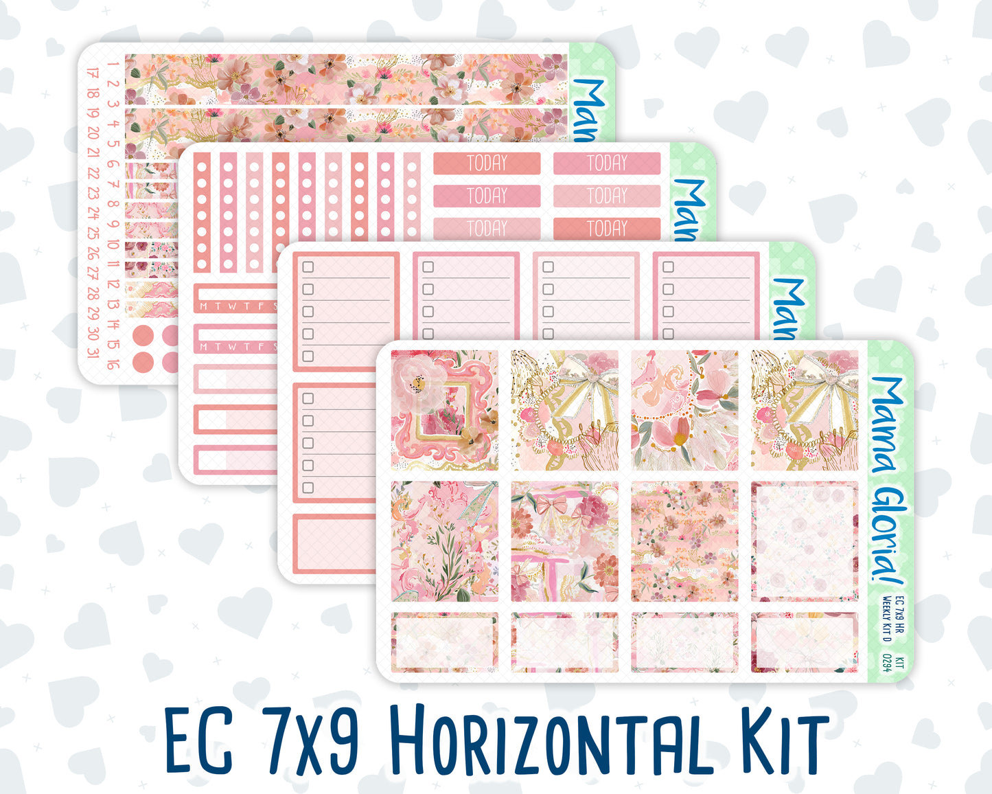 Kit 0294 - 7x9 - Horizontal - Weekly Kit - September - Rosy Reveria