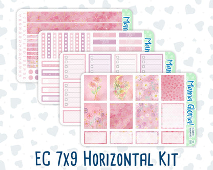 Kit 0253 - 7x9 - Horizontal - Weekly Kit - February - Rosy Daydreams