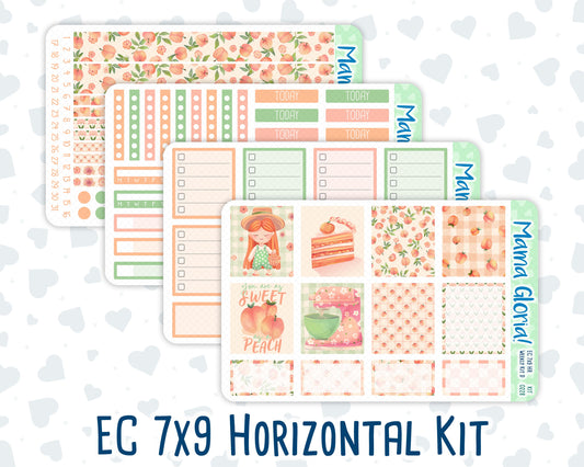 Kit 0228 - 7x9 - Horizontal - Weekly Kit - August - Just Peachy