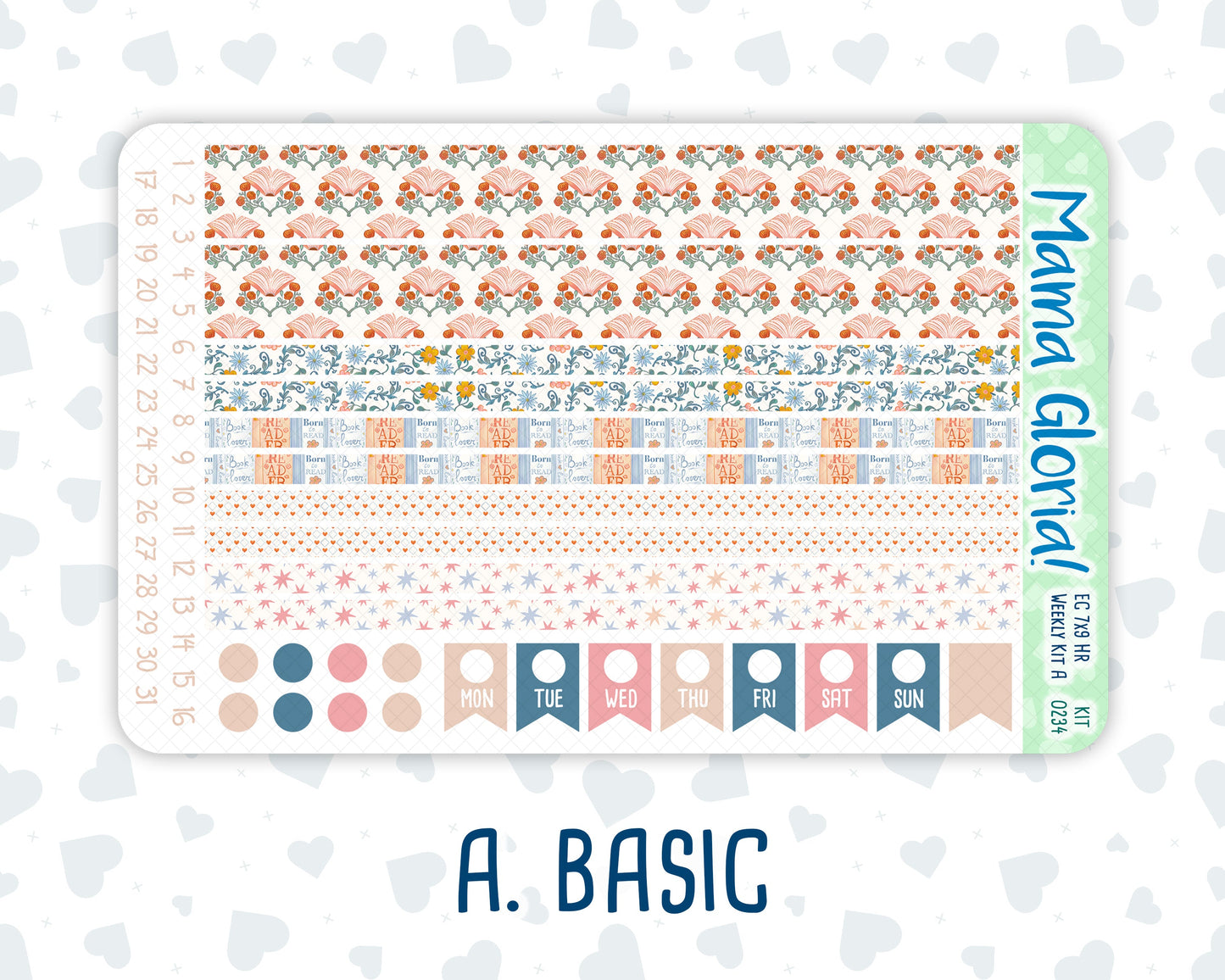 Kit 0234 - 7x9 - Horizontal - Weekly Kit - September - REF - Kit 0234 – Reader’s Escape - September