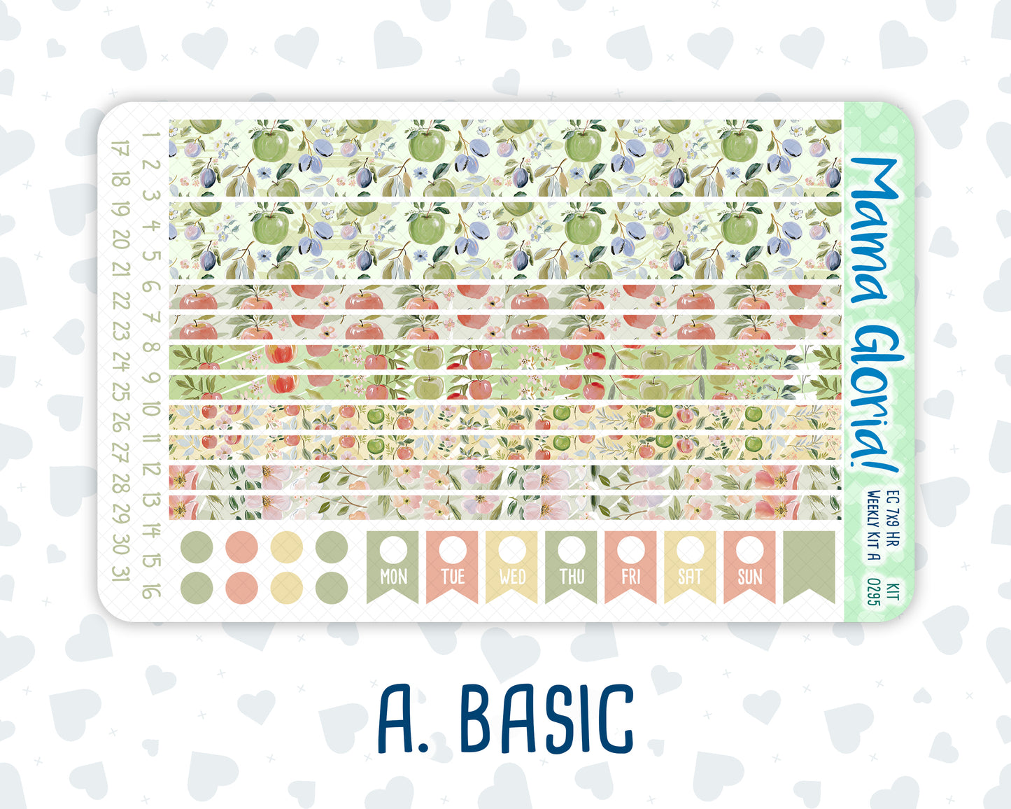 Kit 0295 - 7x9 - Horizontal - Weekly Kit - September - Apple Harvest
