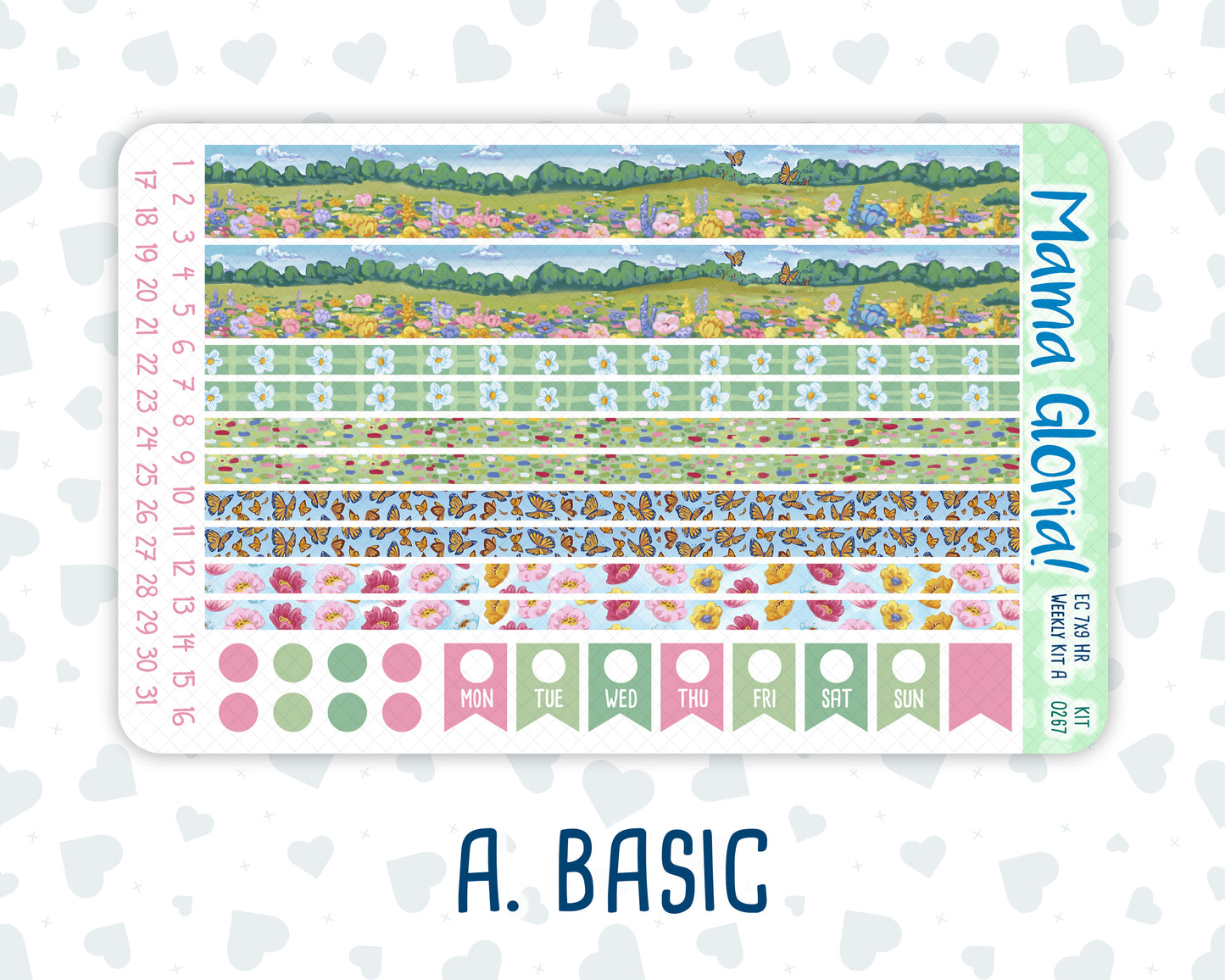 Kit 0267 - 7x9 - Horizontal - Weekly Kit - May - Flowers For Mama