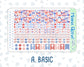 Kit 0273 - 7x9 - Horizontal - Weekly Kit - July - Americana In Bloom
