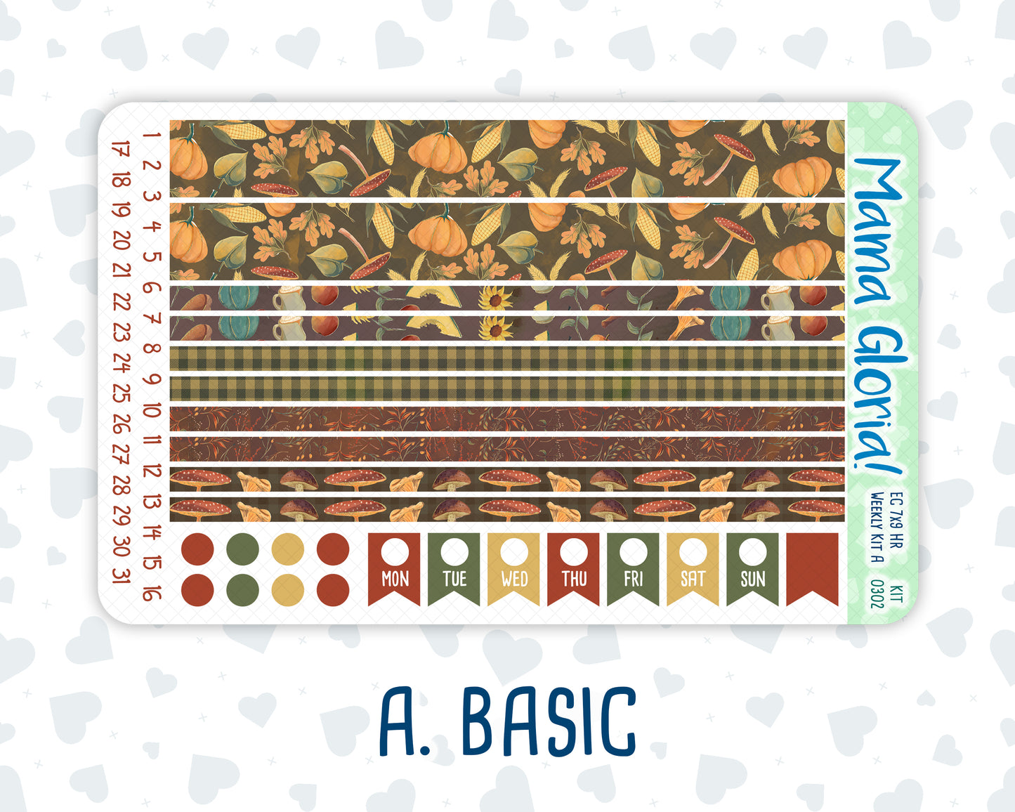 Kit 0302 - 7x9 - Horizontal - Weekly Kit - November - Thankful Season