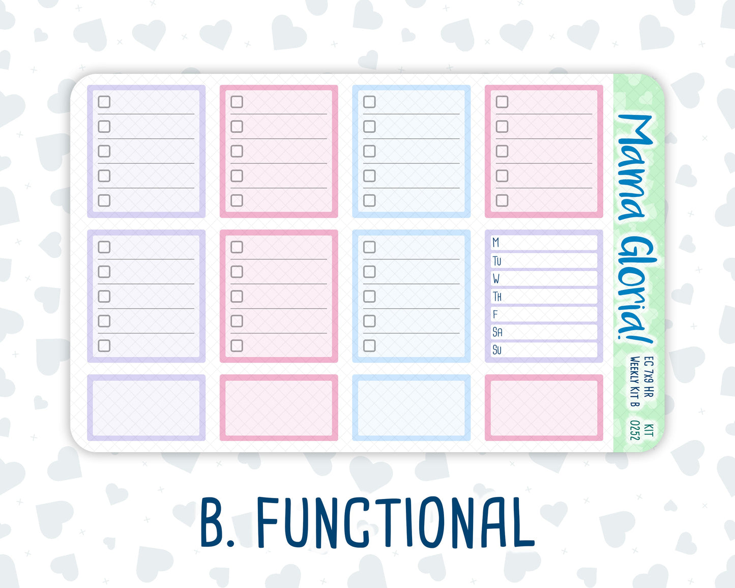 Kit 0252 - 7x9 - Horizontal - Weekly Kit - February - Tokyo Candy Cloud