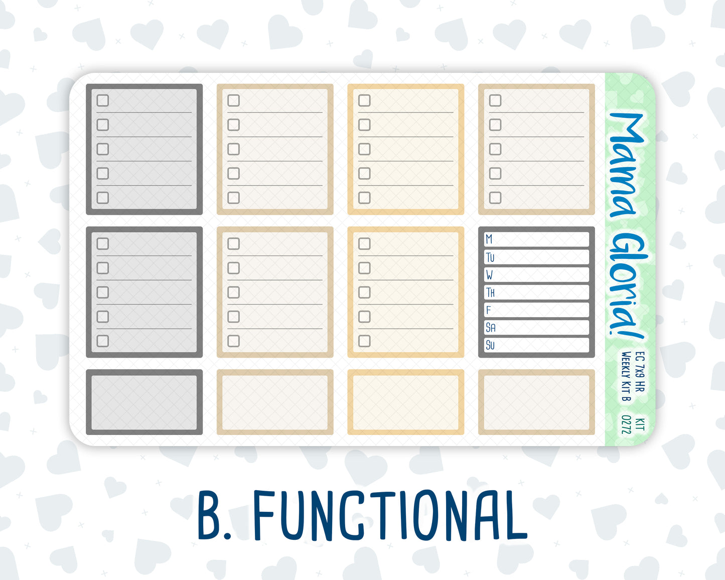 Kit 0272 - 7x9 - Horizontal - Weekly Kit - May - Graduation