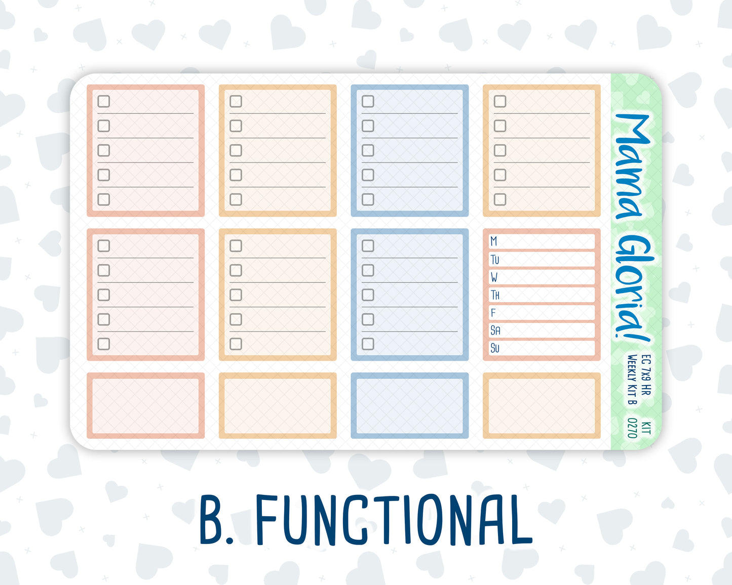 Kit 0270 - 7x9 - Horizontal - Weekly Kit - June - Beachside Bliss