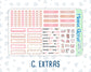 Kit 0297 - 7x9 - Horizontal - Weekly Kit - October - Pink Spell