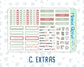 Kit 0244 - 7x9 - Horizontal - Weekly Kit - December - Santas Village