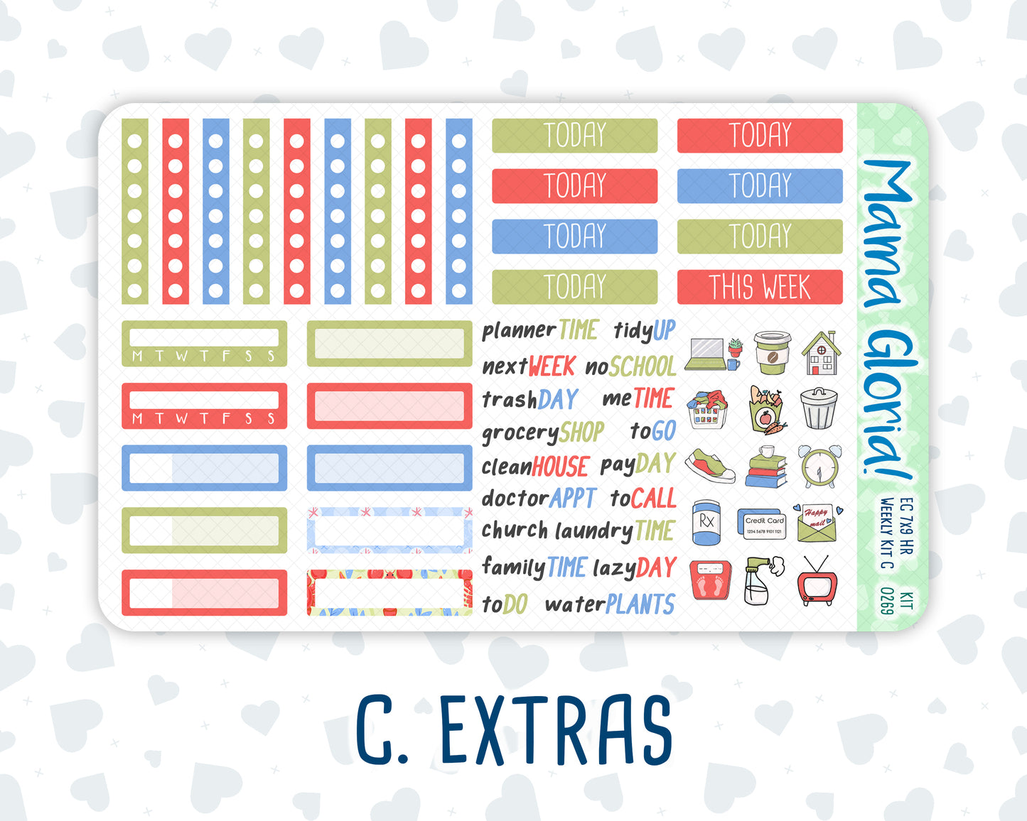 Kit 0269 - 7x9 - Horizontal - Weekly Kit - June - Dolce Mare
