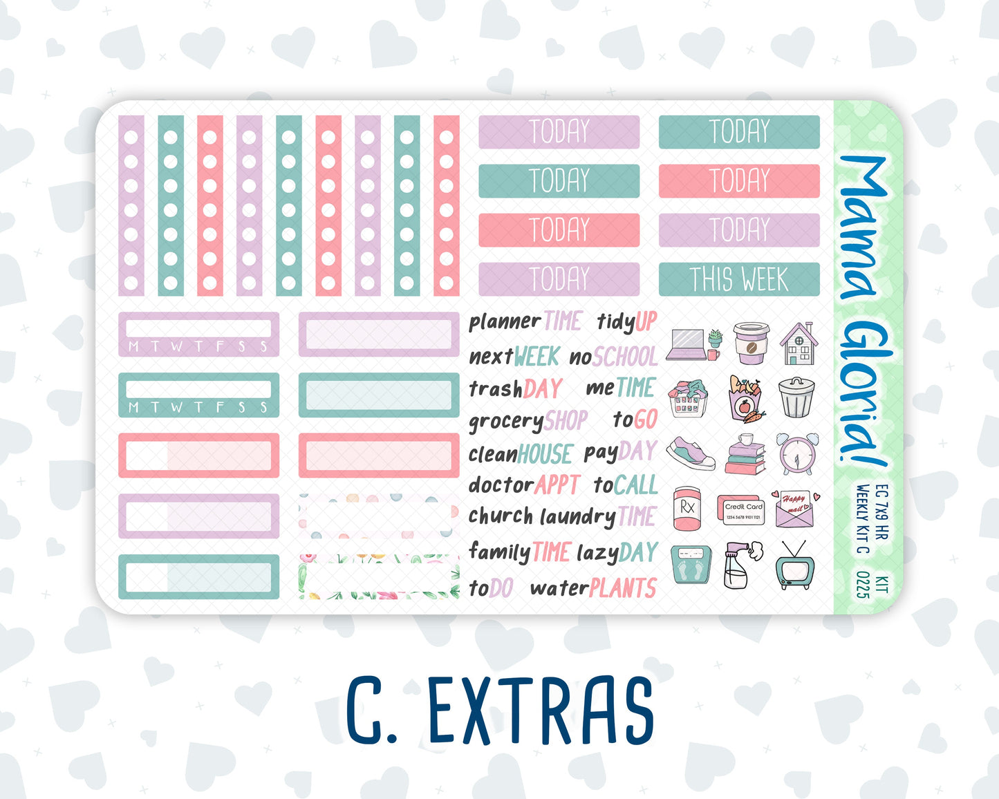 Kit 0225 - 7x9 - Horizontal - Weekly Kit - July - Carnival Joy