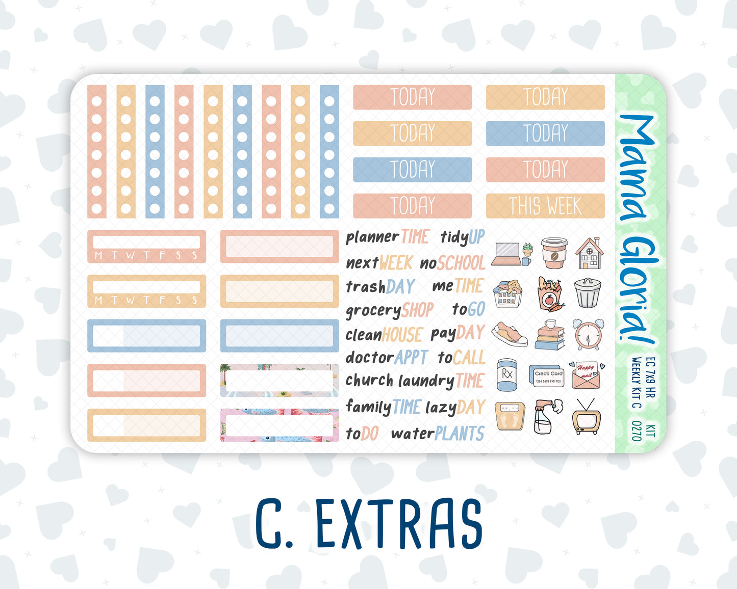 Kit 0270 - 7x9 - Horizontal - Weekly Kit - June - Beachside Bliss