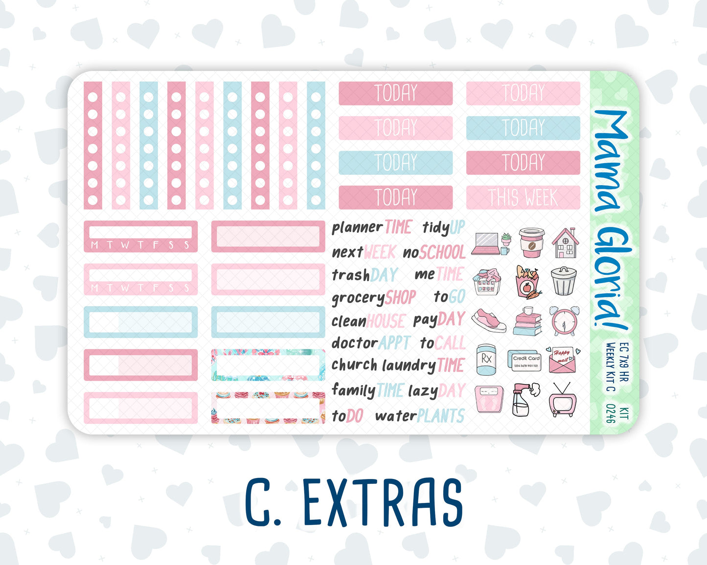 Kit 0246 - 7x9 - Horizontal - Weekly Kit - December - Gingerbread Sweets