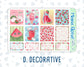 Kit 0276 - 7x9 - Horizontal - Weekly Kit - July - Melon Crush