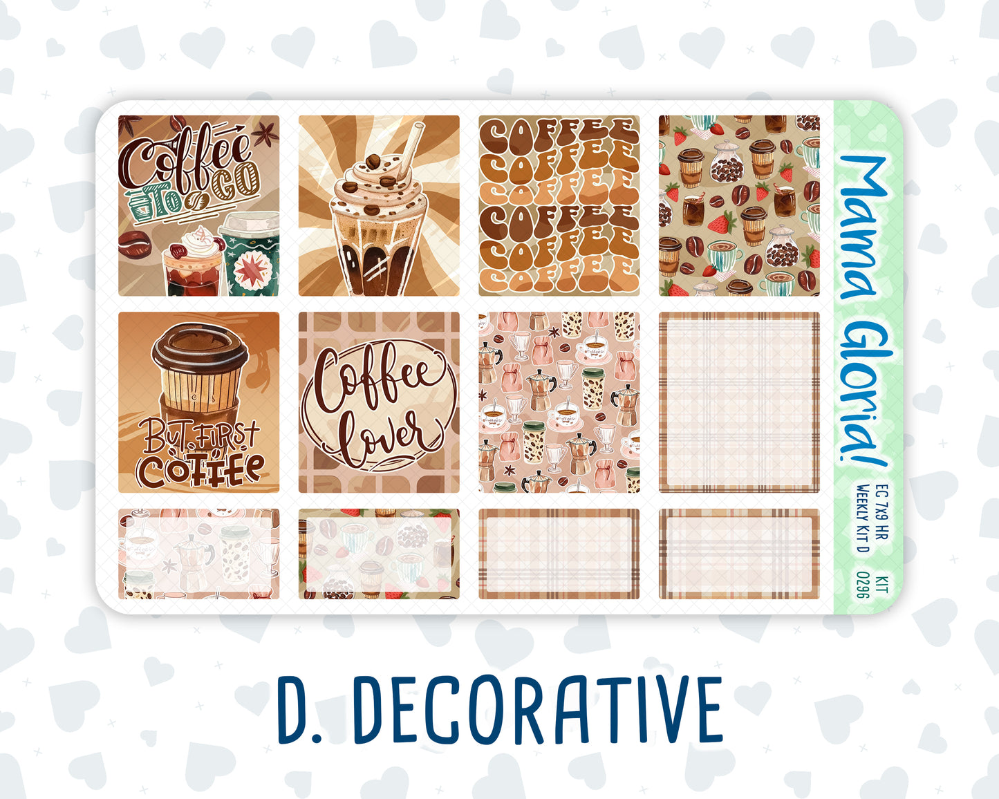 Kit 0296 - 7x9 - Horizontal - Weekly Kit - September - Coffee Break