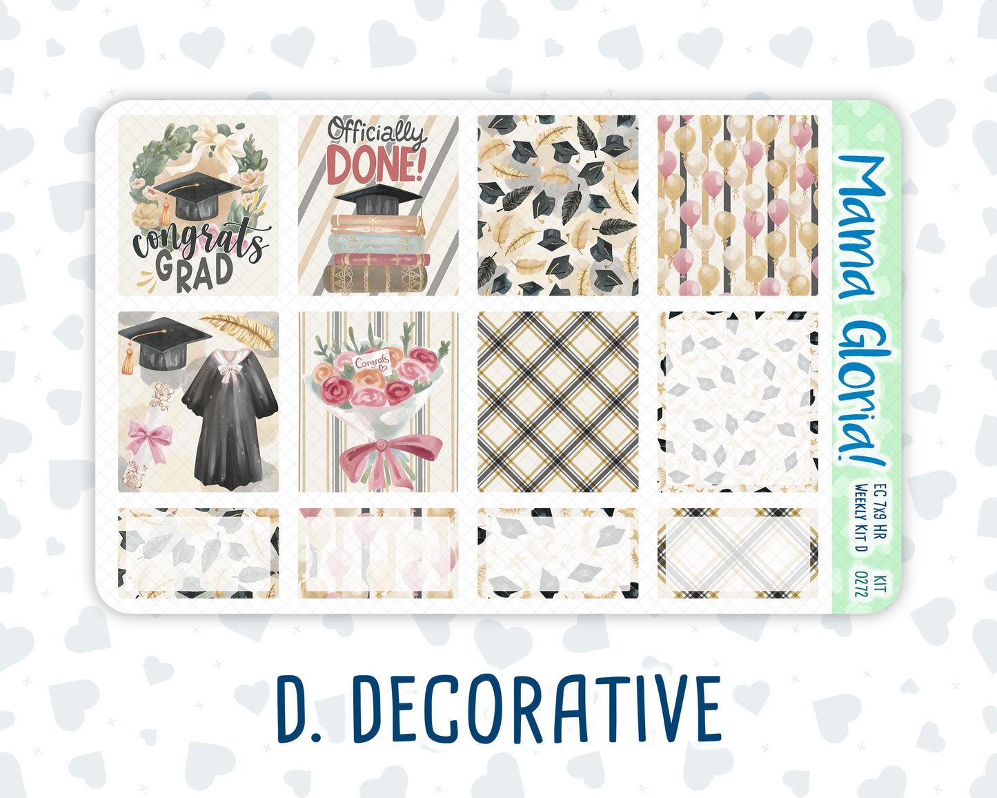 Kit 0272 - 7x9 - Horizontal - Weekly Kit - May - Graduation