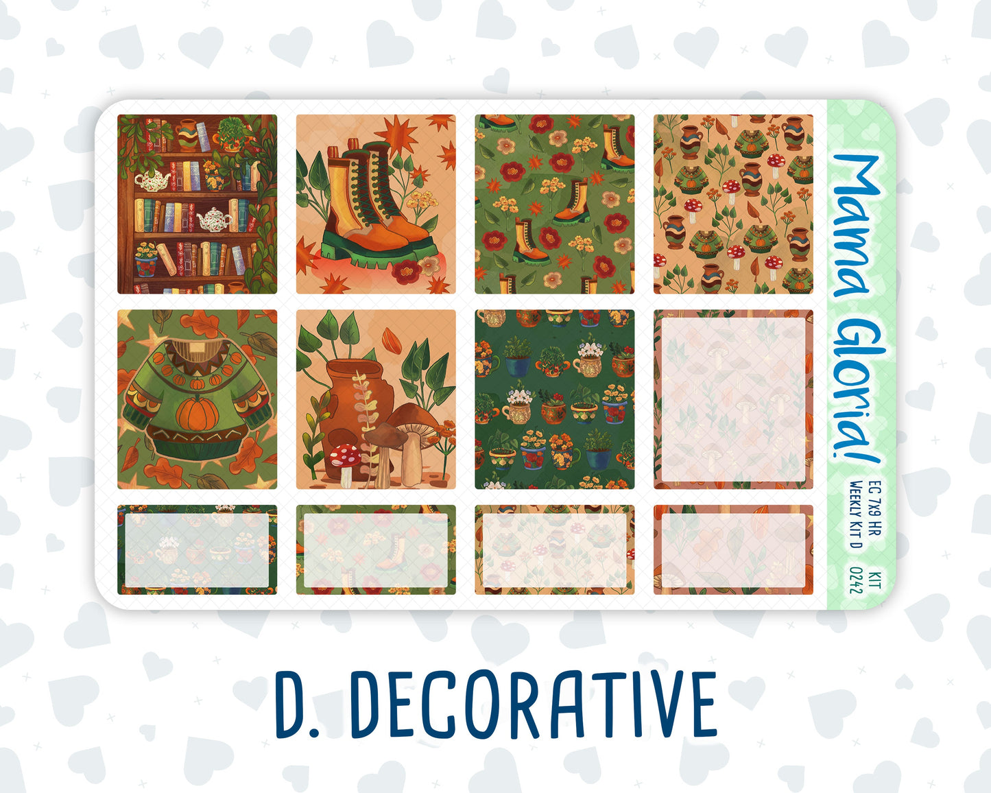 Kit 0242 - 7x9 - Horizontal - Weekly Kit - November - Cottage Autumn