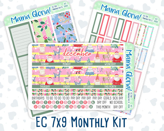 Kit 0306 - 7x9 - EC Monthly Kit - December - Jolly Mischief