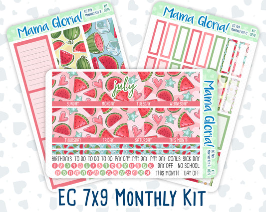 Kit 0276 - 7x9 - EC Monthly Kit - July - Melon Crush