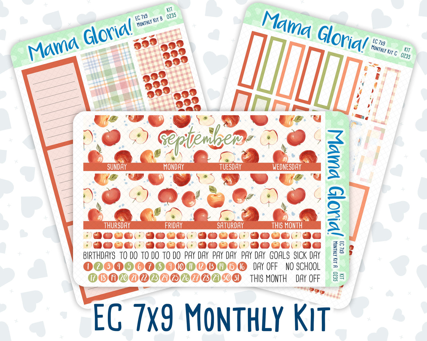 Kit 0235 - 7x9 - EC Monthly Kit - September - Apple Orchard