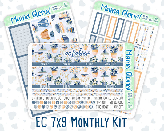 Kit 0299 - 7x9 - EC Monthly Kit - October - Book Nook