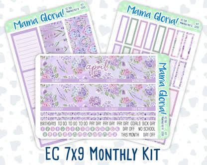 Kit 0263 - 7x9 - EC Monthly Kit - April - Lavender Drift