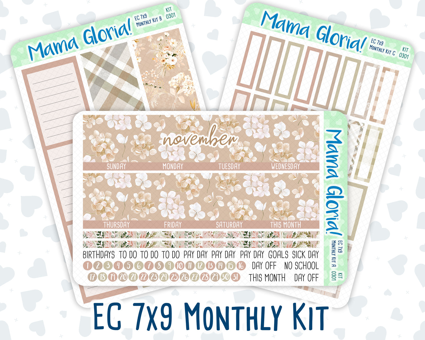Kit 0301 - 7x9 - EC Monthly Kit - November - Sunday Comfort