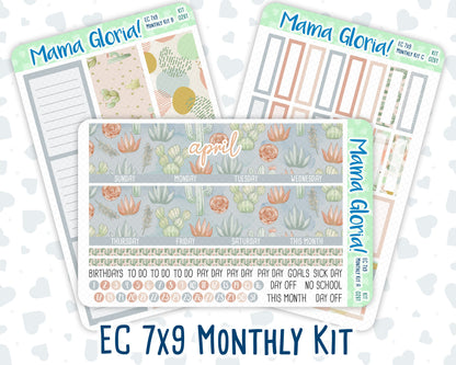 Kit 0261 - 7x9 - EC Monthly Kit - April - Llama Spring