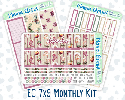 Kit 0307 - 7x9 - EC Monthly Kit - December - Velvet Hearth
