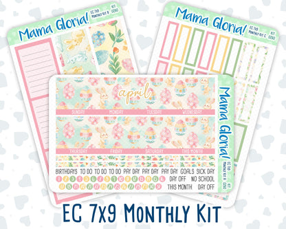 Kit 0260 - 7x9 - EC Monthly Kit - April - Pastel Egg Hunt
