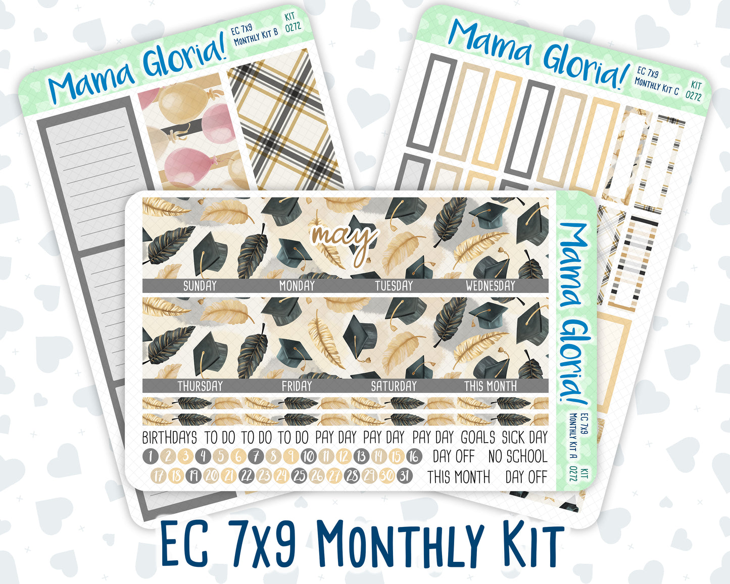 Kit 0272 - 7x9 - EC Monthly Kit - May - Graduation