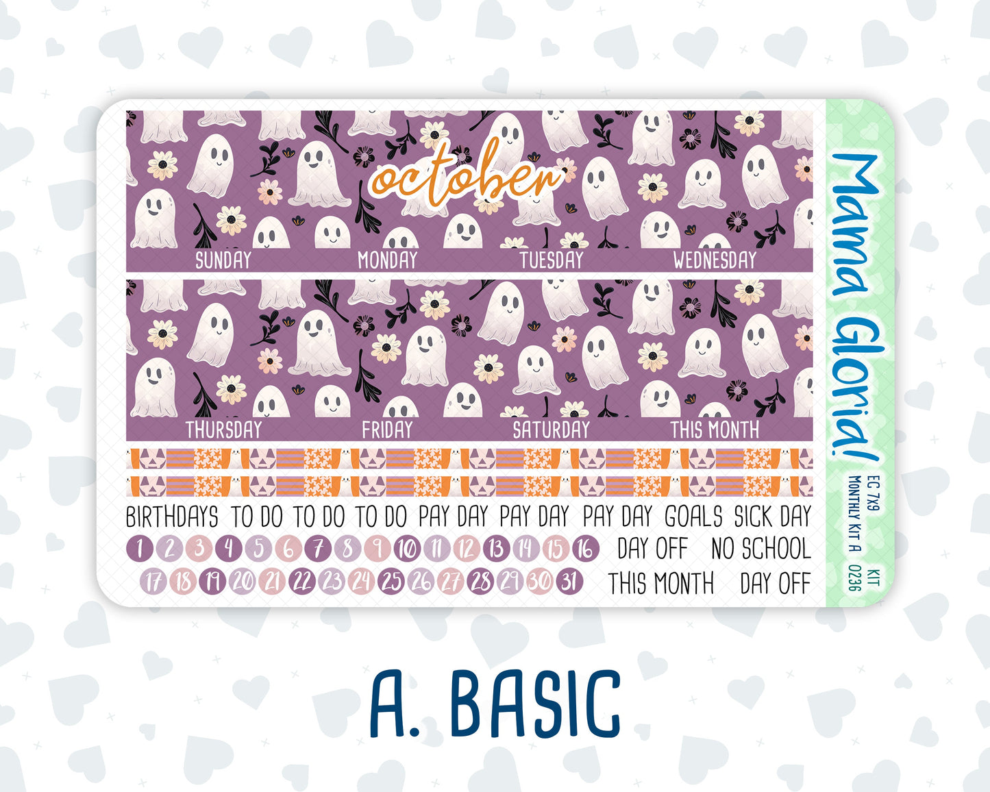 Kit 0236 - 7x9 - EC Monthly Kit - October - Sweet & Spooky