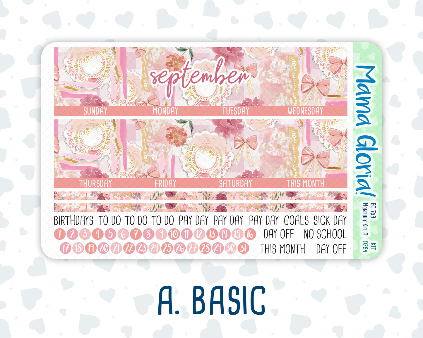 Kit 0294 - 7x9 - EC Monthly Kit - September - Rosy Reveria