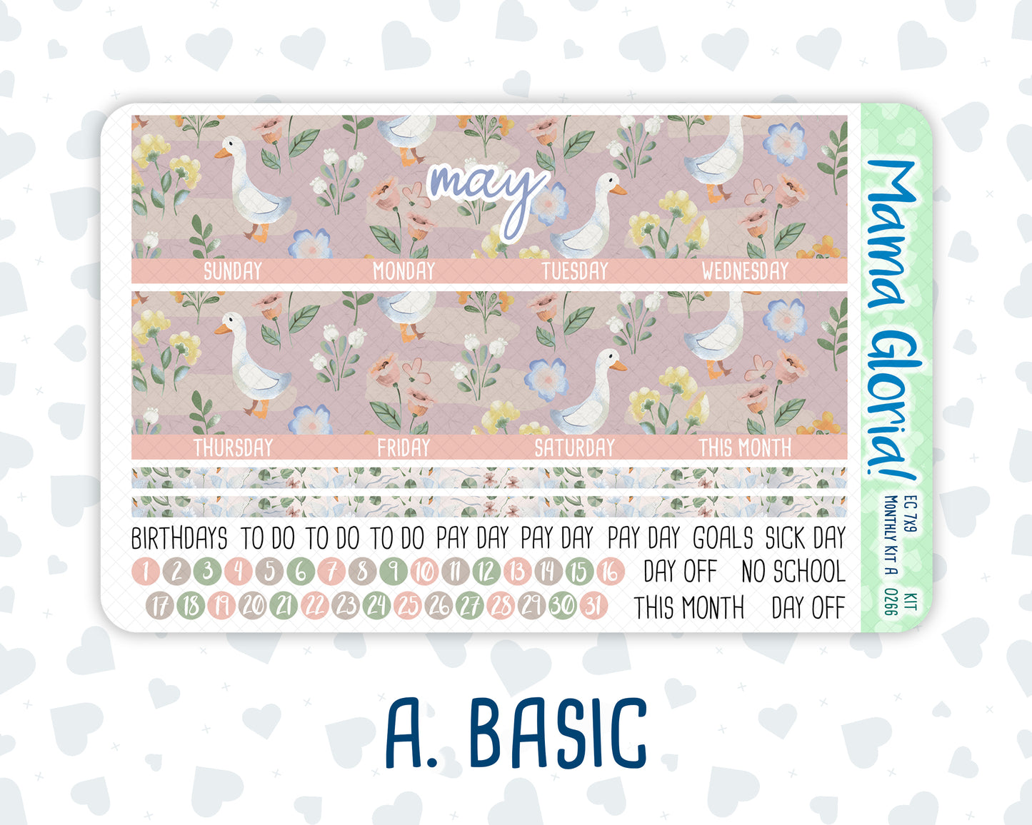 Kit 0266 - 7x9 - EC Monthly Kit - May - Froggy Lake Picnic