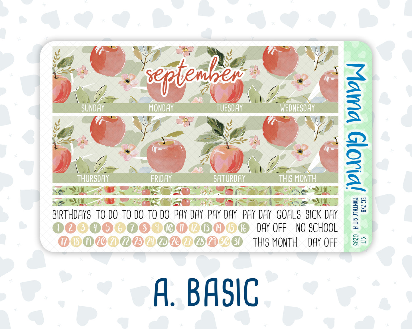Kit 0295 - 7x9 - EC Monthly Kit - September - Apple Harvest