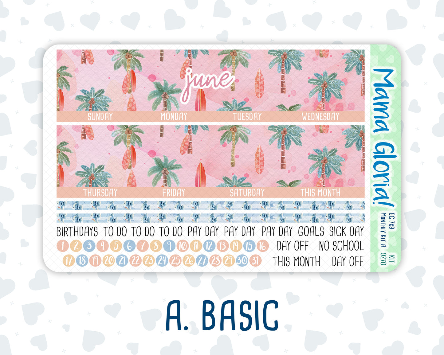 Kit 0270 - 7x9 - EC Monthly Kit - June - Beachside Bliss