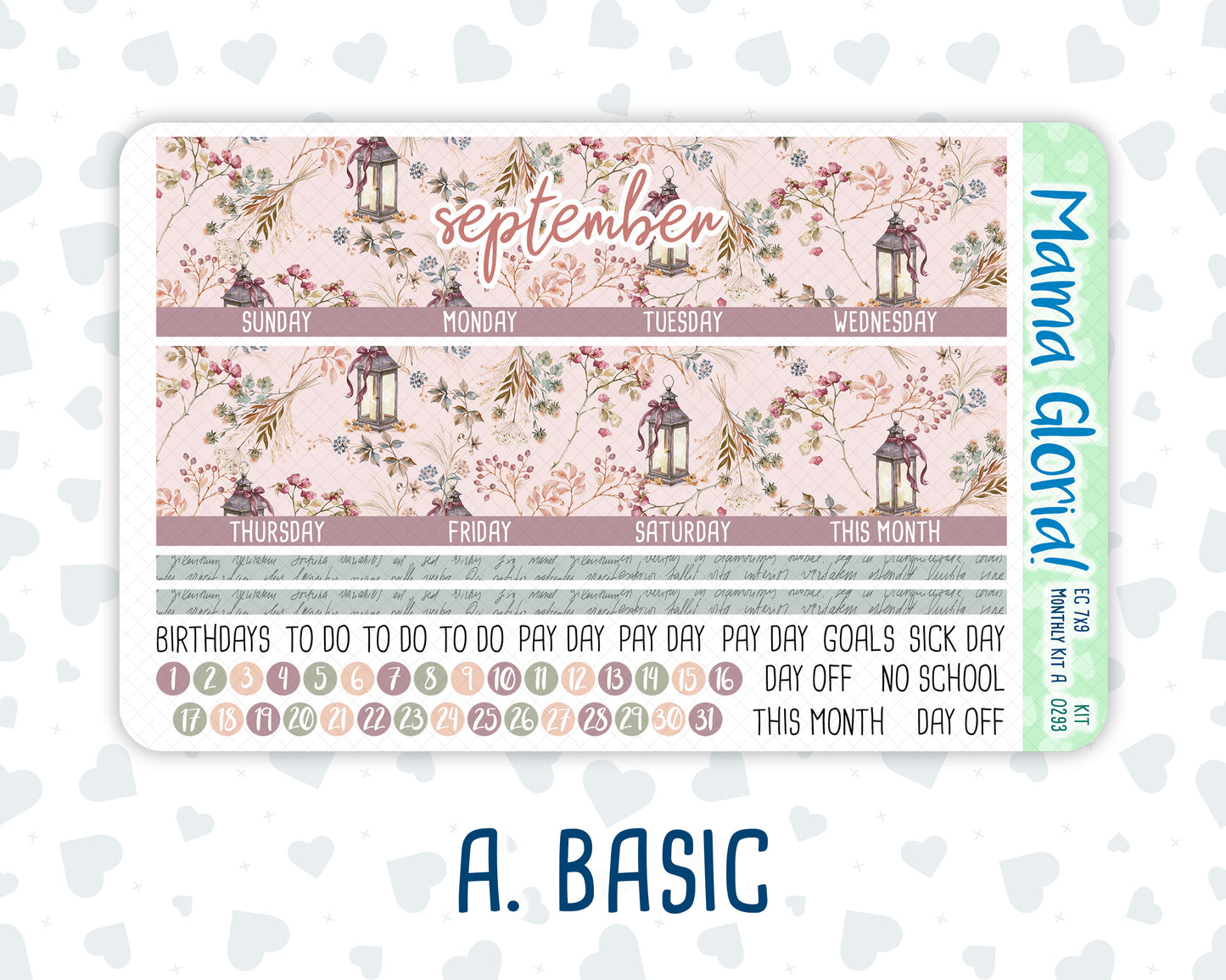 Kit 0293 - 7x9 - EC Monthly Kit - September - Fleur de Provence