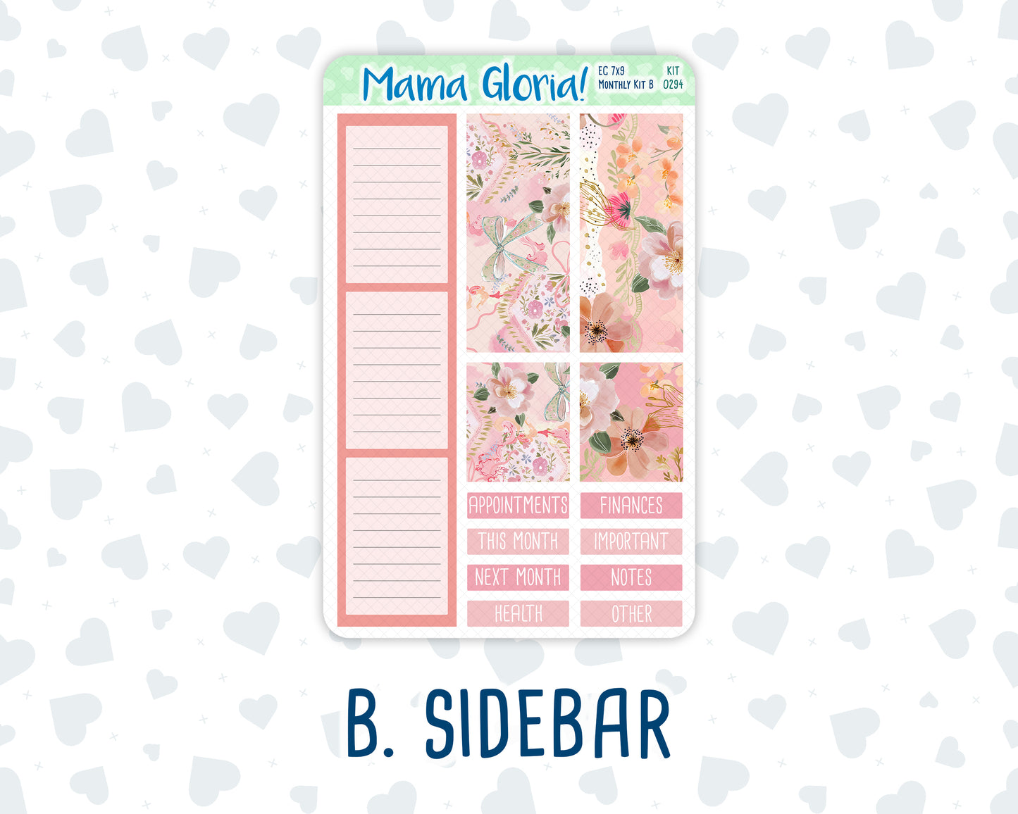 Kit 0294 - 7x9 - EC Monthly Kit - September - Rosy Reveria