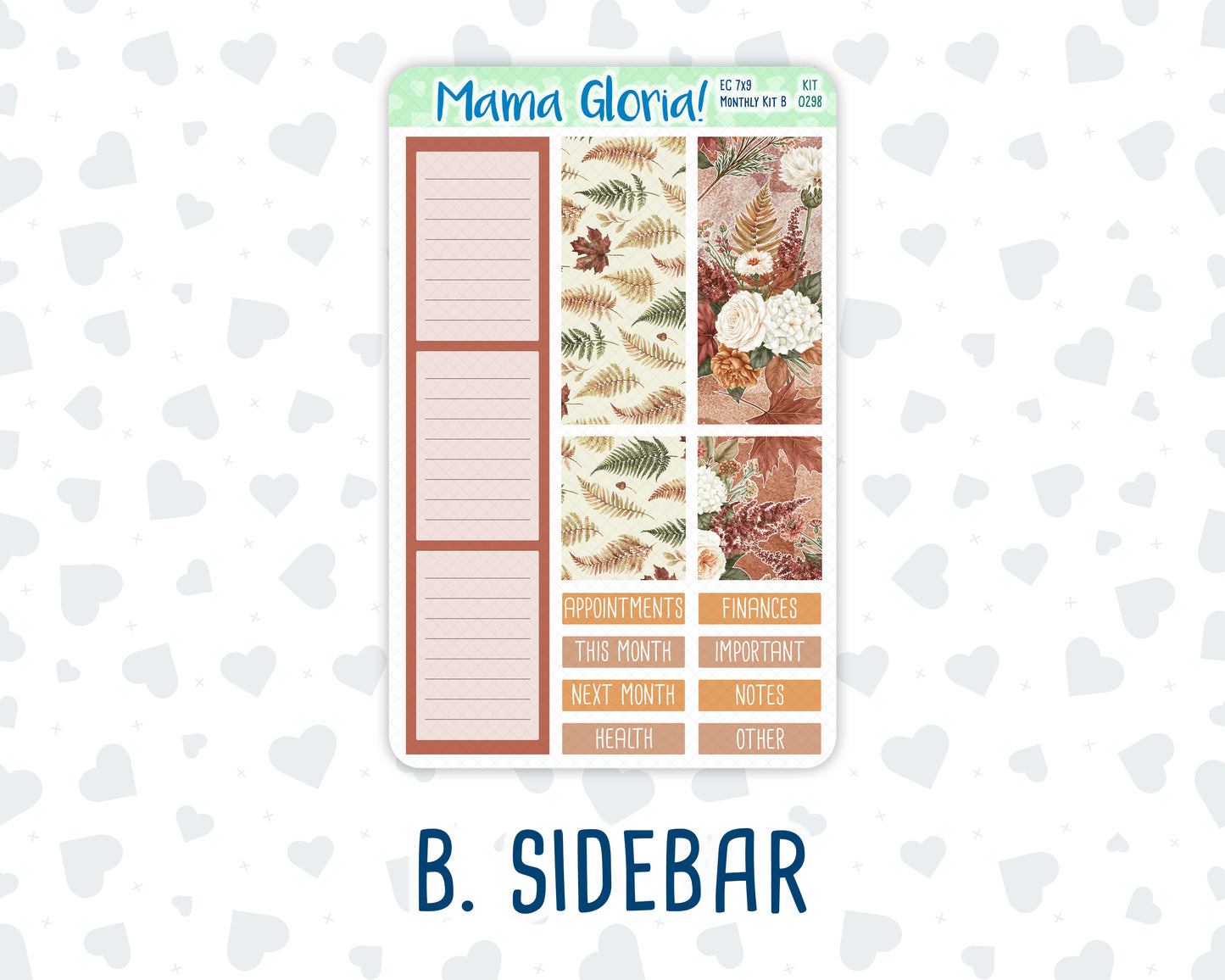 Kit 0298 - 7x9 - EC Monthly Kit - October - Velvet Bloom