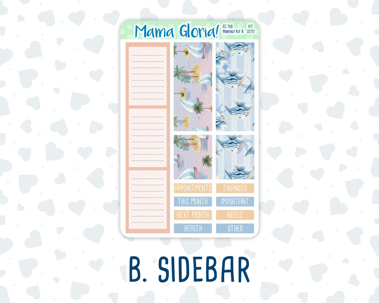 Kit 0270 - 7x9 - EC Monthly Kit - June - Beachside Bliss