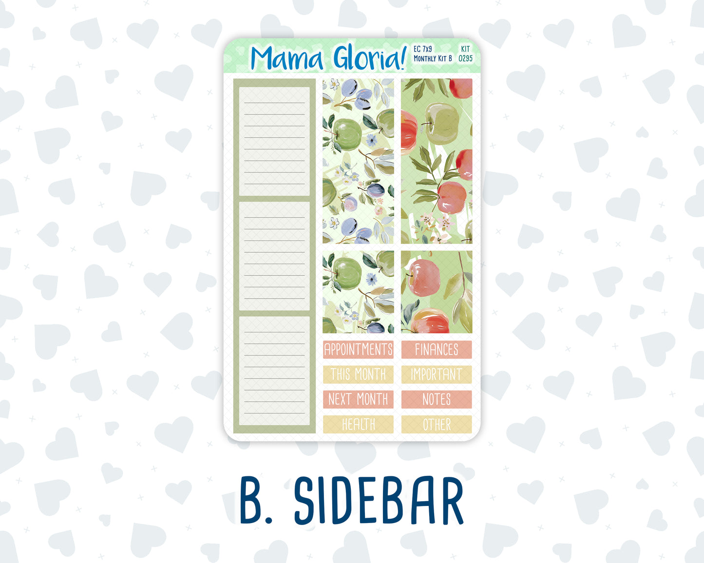 Kit 0295 - 7x9 - EC Monthly Kit - September - Apple Harvest