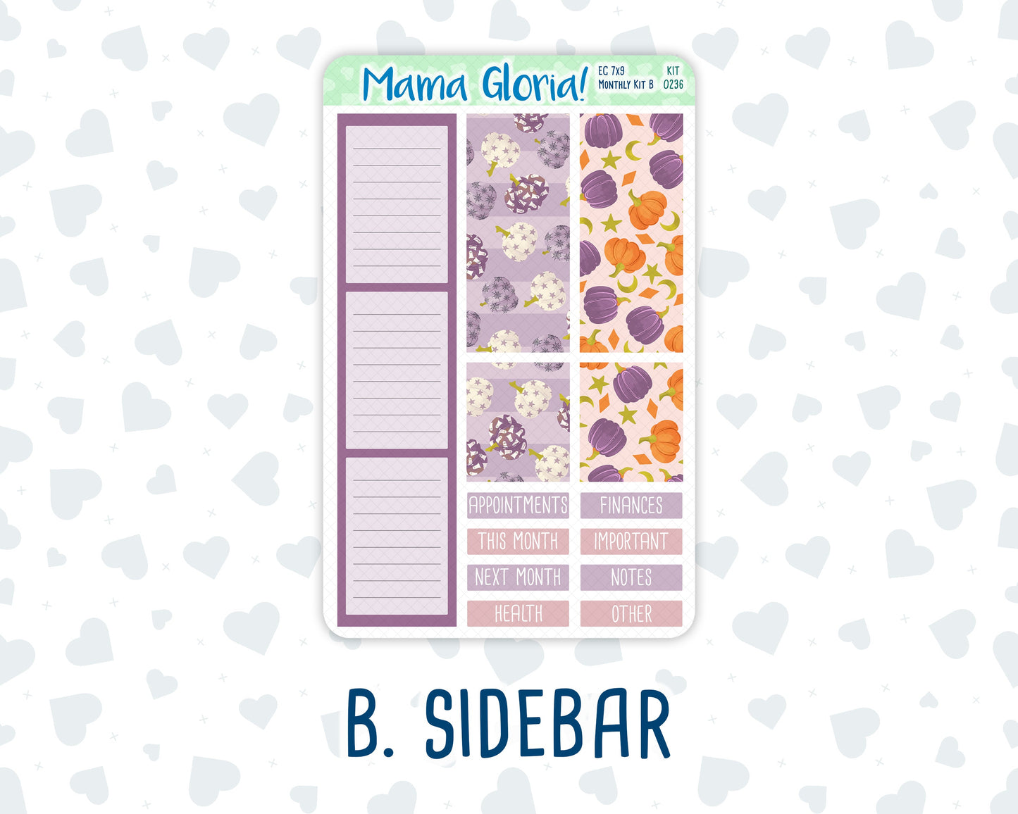 Kit 0236 - 7x9 - EC Monthly Kit - October - Sweet & Spooky